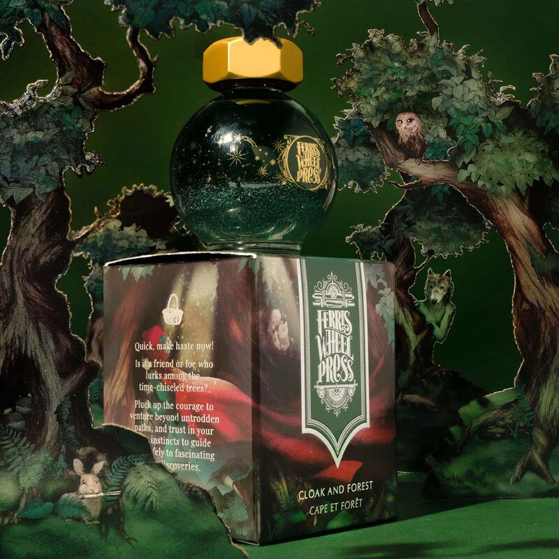 Ferris Wheel Press Fountain Pen Ink 20ml - Cloak and Forest image number 3